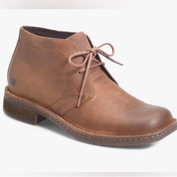 Born Brown Leather Lace Casual Ankle Chukka Boots Shoes 12 main image 8